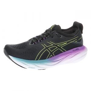 ASICS Nimbus 25 Donna Chaussures de Course Noir Jaune