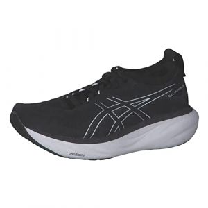 ASICS Nimbus 25 Chaussure de Course sur Route pour Femme Orange Blanc 39.5 EU