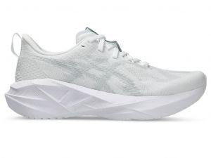 ASICS Novablast 5 White / Piedmont Grey Femmes Taille 41.5