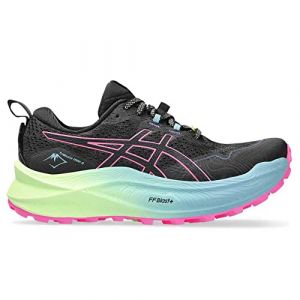 ASICS Fujitrabuco Max 2 Donna Chaussures de Course de Trail Noir Rose