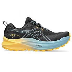 ASICS Fujitrabuco Max 2 Homme Chaussures de Course de Trail Noir Gris