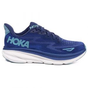 Hoka One One Femme Clifton 9 Textile Bellwether Blue Evening Sky Formateurs 36 2/3 EU