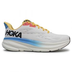 Hoka Clifton 9 Chaussures de Course Donna Blanc Bleu