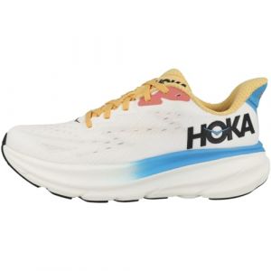 Hoka Clifton 9 Chaussures de Course Donna Blanc Bleu