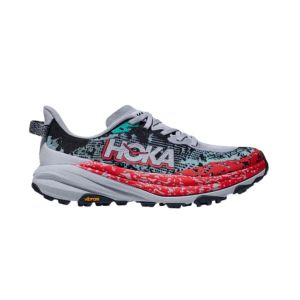 Chaussures Hoka Speedgoat 6 Gris Rouge AW24