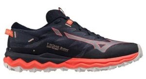 Chaussures de running mizuno wave daichi 7 femme bleu corail