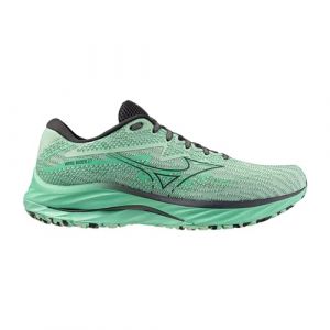 Mizuno Wave Rider 27 Chaussure de course pour homme (Grayed Jade/Black Oyster/Jade Cream