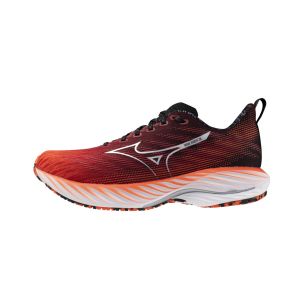 Chaussures Mizuno Wave Rider 28 Amsterdam Rouge Noir AW24