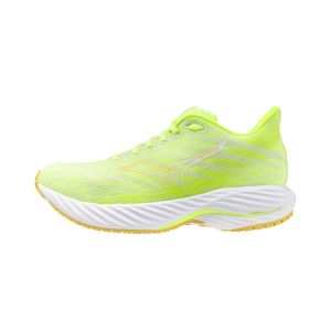 Baskets Mizuno Wave Rider 28 Vert Fluo AW24 Femme