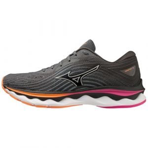 Mizuno Wave Sky 6 Chaussure de Course sur Route pour Femme Noir Rose Orange 42.5 EU