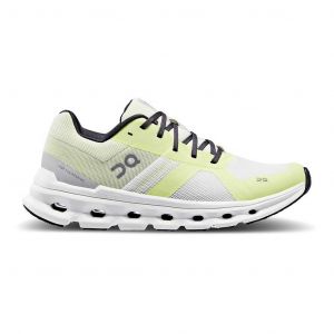 Chaussures On Running Cloudrunner vert jaune gris blanc femme - 40.5