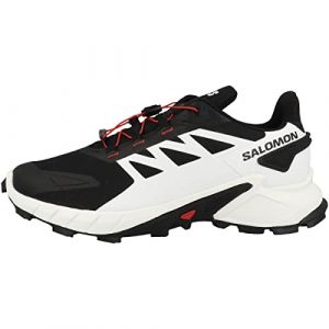 SALOMON Homme Chaussures Supercross 4 Black/White/Fiery Red Running