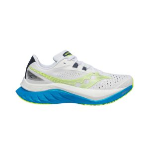 Baskets Femme Saucony Endorphin Speed 4 Blanc Bleu AW24