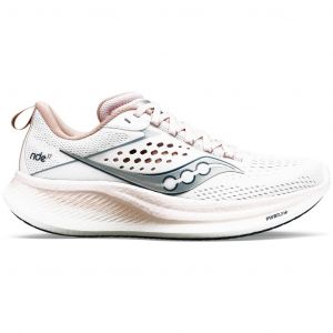 Saucony Ride 17 Femme Blanc