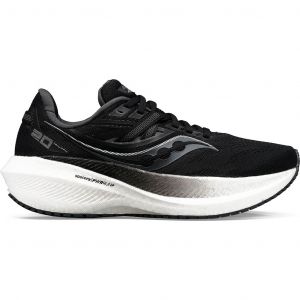 Saucony Triumph 20 Femme Blanc et noir