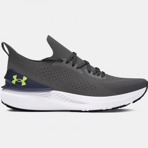 Chaussure de course Under Armour Shift pour homme Castlerock / Blanc / Morph Vert 43