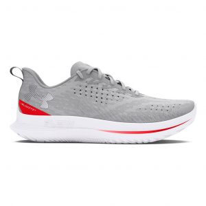 Chaussures Under Armour Velociti 4 Running gris clair rouge - 46