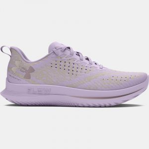 Chaussure de course Under Armour Velociti 4 pour femme Flare Orange / Distant Gris / Mauve Gemini 36