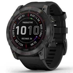 GARMIN Fenix 7x Sapphire Solar Carbon Noir 2023