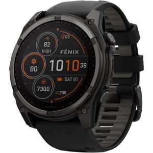 GARMIN Fenix 8 Solar 51mm Sapphire Titane Noir Unique 2024