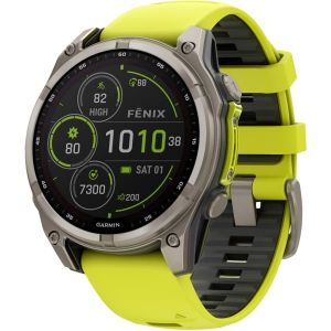 GARMIN Fenix 8 Solar 47mm Sapphire Jaune Unique 2024