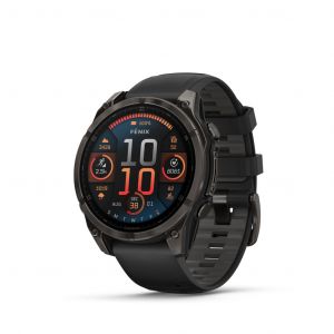 Garmin Fenix 8 Sapphire Amoled Titane 47mm Carbon Gray Gris