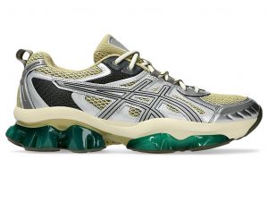 ASICS Gel - Quantum Kinetic Khaki Beige / Pure Silver Unisex Taille 43.5