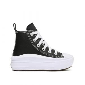 CONVERSE Chuck Taylor All Star Move Platform Leather Sneaker