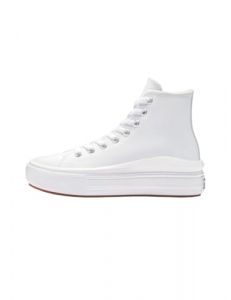 CONVERSE Femme Chuck Taylor All Star Move Platform FOUNDATIONAL Leather Sneaker