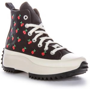 Converse Basket Run Star Hike Hi Noir et Rouge 41FR