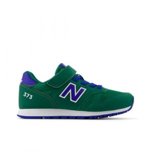 New Balance Enfant 373 Hook and Loop en Vert/Bleu