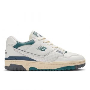 New Balance Unisexe 550 en Blanc/Vert/Beige