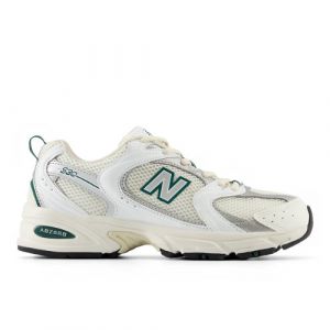 New Balance Femme 530 en Blanc/Vert/Gris