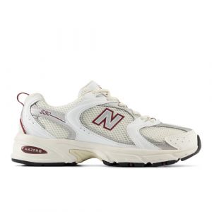 New Balance Femme 530 en Blanc/Rouge/Gris