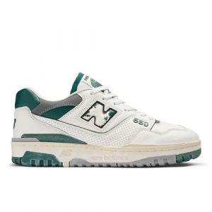 New Balance Unisexe 550 en Blanc/Vert/Gris