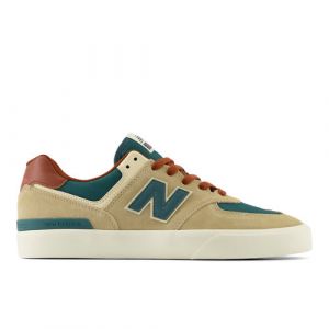 New Balance Unisexe NB Numeric 574 Vulc en Marron/Vert