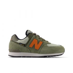 New Balance Enfant 574 en Vert/Orange