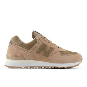 New Balance Femme 574 en Marron/Blanc