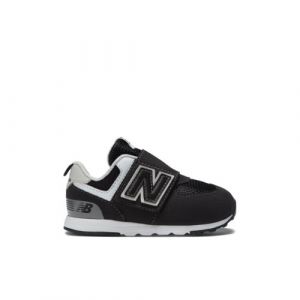 New Balance Enfant 574 NEW-B Hook & Loop en Noir/Gris