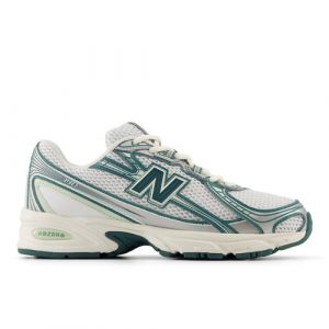 New Balance Unisexe 740 en Blanc/Vert/Gris