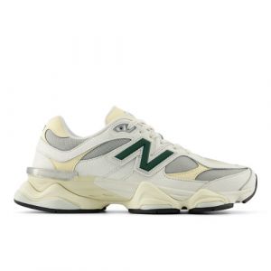 New Balance Unisexe 9060 en Blanc/Vert/Beige