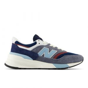 New Balance Unisexe 997R en Gris/Bleu