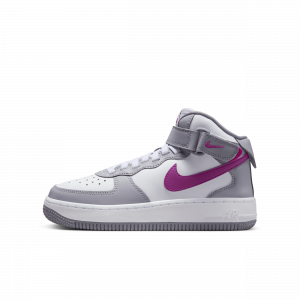 Chaussures Nike Air Force 1 Mid EasyOn pour ado - Gris