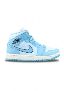 Jordan WMNS Air Jordan 1 Mid SE DO6699 200 - Bleu Glacier/Bleu poudré foncé - Pointure 38