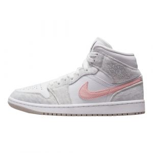 Jordan Baskets Montantes Unisexe DN4045 001 WMNS Air Jordan 1 Mid SE Taille 39 Gris/Rose