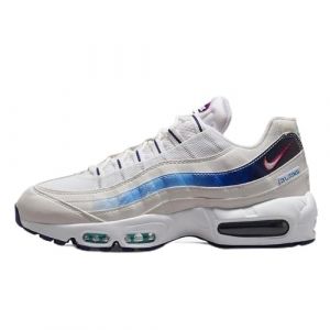 NIKE Air Max 95 « 3 Lions » FB3349 Baskets tendance pour homme (blanc/rouge défi/bleu vide/blanc 100)