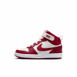 Chaussure Nike Court Borough Mid 2 pour Jeune enfant - Blanc