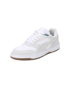 PUMA Doublecourt PRM Chaussures de Sport Unisexes pour Adultes Blanc Vapeur Gris Bold Bleu 39 EU