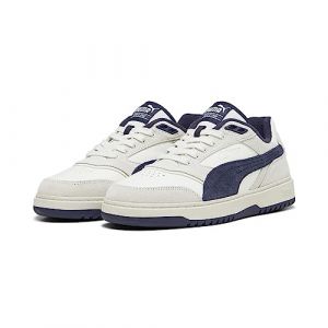 PUMA Mixte Chaussures Doublecourt PRM 42 Warm White New Navy Blue Basket