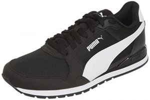 PUMA Baskets en Mesh St Runner v3 Enfant et Adolescent 35.5 Black White